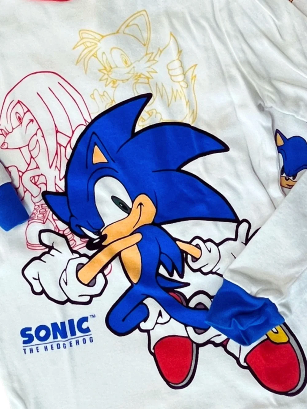 Sonic The Hedge Hog Sleepwear Boys Size 12